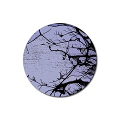 Grebe Spotting Ink Rubber Round Coaster (4 Pack)  by DeneWestUK