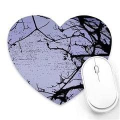 Grebe Spotting Ink Heart Mousepads by DeneWestUK