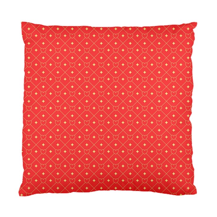 Decorative Retro Hearts Pattern  Standard Cushion Case (One Side)