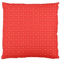 Decorative Retro Hearts Pattern  Large Cushion Case (one Side) by TastefulDesigns