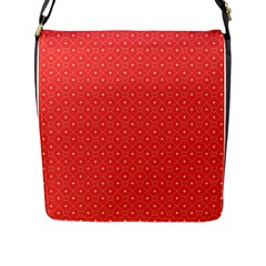 Decorative Retro Hearts Pattern  Flap Messenger Bag (l)  by TastefulDesigns