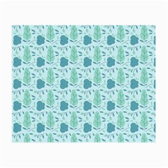 Flowers And Leaves Pattern Small Glasses Cloth (2-side) by TastefulDesigns