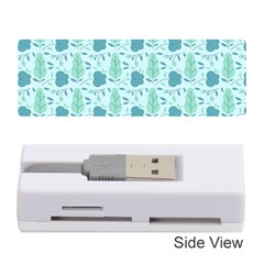 Flowers And Leaves Pattern Memory Card Reader (stick)  by TastefulDesigns