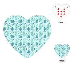 Seamless Floral Background  Playing Cards (heart)  by TastefulDesigns