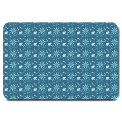 Seamless Floral Background  Large Doormat  by TastefulDesigns