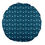 Seamless Floral Background  Large 18  Premium Round Cushions Front