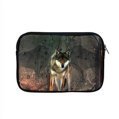 Awesome Wolf In The Night Apple Macbook Pro 15  Zipper Case by FantasyWorld7