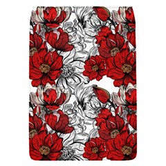 Hand Drawn Red Flowers Pattern Flap Covers (s)  by TastefulDesigns