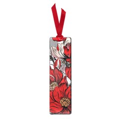 Red Flowers Pattern Small Book Marks by TastefulDesigns