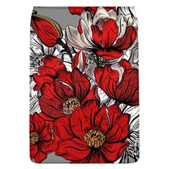 Red Flowers Pattern Flap Covers (l)  by TastefulDesigns