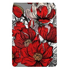 Red Flowers Pattern Flap Covers (s)  by TastefulDesigns