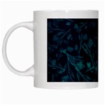 leaf pattern White Mugs Left