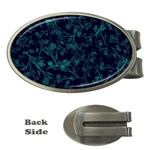 leaf pattern Money Clips (Oval)  Front