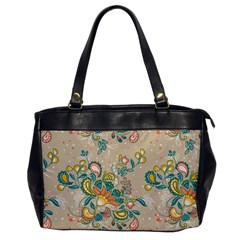 Hand drawn batik floral pattern Office Handbags