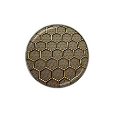 Texture Hexagon Pattern Hat Clip Ball Marker (4 pack)