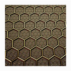 Texture Hexagon Pattern Medium Glasses Cloth (2-Side)