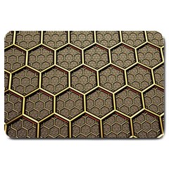 Texture Hexagon Pattern Large Doormat 