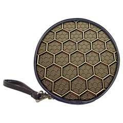 Texture Hexagon Pattern Classic 20-CD Wallets