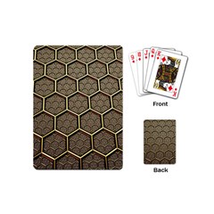 Texture Hexagon Pattern Playing Cards (Mini) 