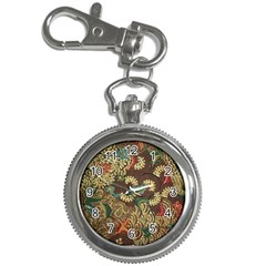 Traditional Batik Art Pattern Key Chain Watches