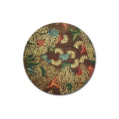 Traditional Batik Art Pattern Magnet 3  (Round)