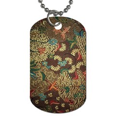 Traditional Batik Art Pattern Dog Tag (One Side)