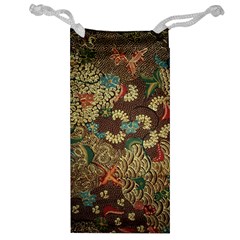 Traditional Batik Art Pattern Jewelry Bag