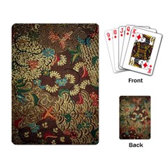 Traditional Batik Art Pattern Playing Card