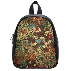 Traditional Batik Art Pattern School Bags (Small) 