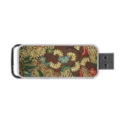 Traditional Batik Art Pattern Portable USB Flash (One Side)