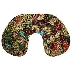 Traditional Batik Art Pattern Travel Neck Pillows