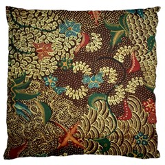 Traditional Batik Art Pattern Standard Flano Cushion Case (One Side)