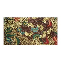 Traditional Batik Art Pattern Satin Wrap