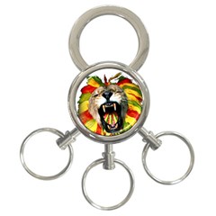 Reggae Lion 3-Ring Key Chains