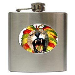 Reggae Lion Hip Flask (6 oz)