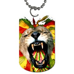 Reggae Lion Dog Tag (Two Sides)