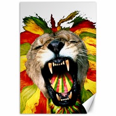 Reggae Lion Canvas 12  x 18  