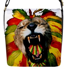 Reggae Lion Flap Messenger Bag (S)