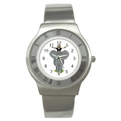 Received 10154801912911803 Stainless Steel Watch (slim)