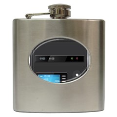 Standard Computer Case Front Hip Flask (6 oz)