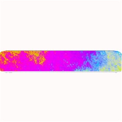 Grunge Radial Gradients Red Yellow Pink Cyan Green Small Bar Mats by EDDArt