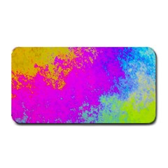 Grunge Radial Gradients Red Yellow Pink Cyan Green Medium Bar Mats by EDDArt