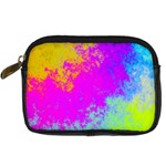 Grunge Radial Gradients Red Yellow Pink Cyan Green Digital Camera Cases Front