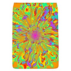 Magic Ripples Flower Power Mandala Neon Colored Flap Covers (l)  by EDDArt