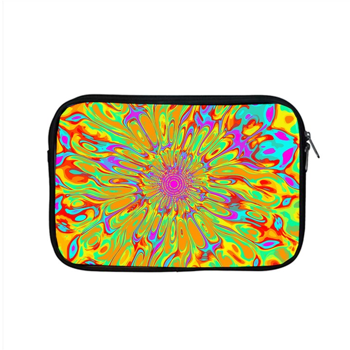 Magic Ripples Flower Power Mandala Neon Colored Apple MacBook Pro 15  Zipper Case