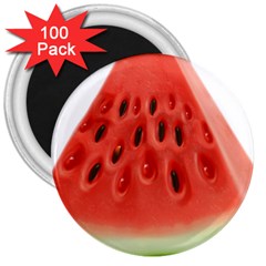 Piece Of Watermelon 3  Magnets (100 pack)