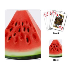 Piece Of Watermelon Playing Card