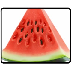 Piece Of Watermelon Fleece Blanket (Medium) 