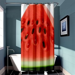 Piece Of Watermelon Shower Curtain 36  x 72  (Stall) 