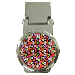 Colorful Yummy Donuts Pattern Money Clip Watches by EDDArt